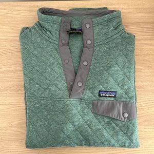 Patagonia quilted snap t pullover
